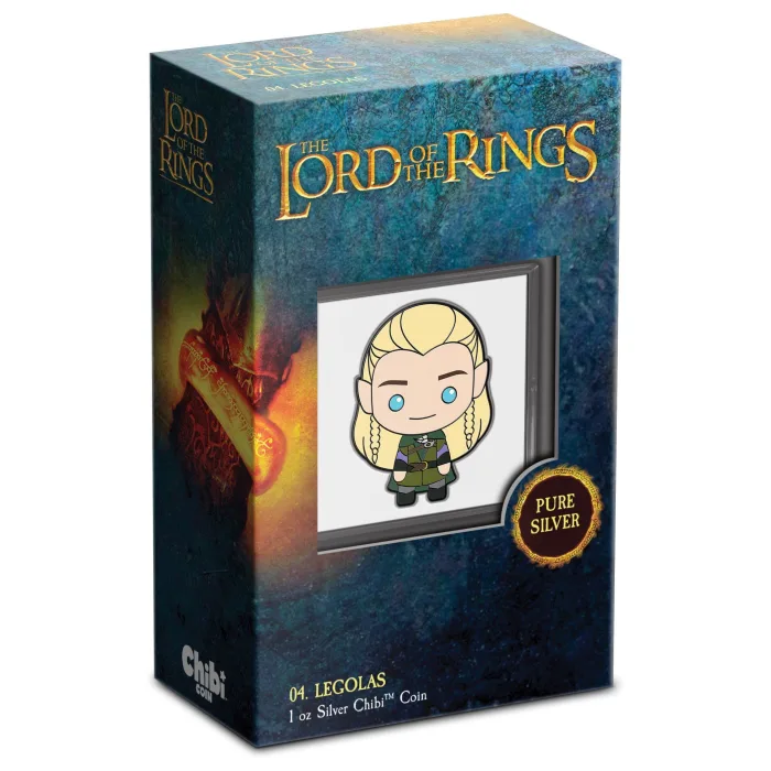 Chibi Collection - Lord Of The Rings Series Legolas Silver Proof 1oz Coin