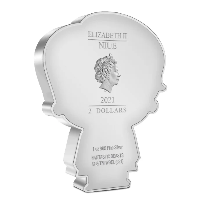 Chibi Collection - Fantastic Beasts Newt Scamander Silver Proof 1oz Coin