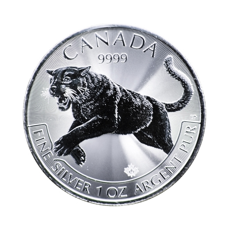 2016 Canada Cougar Tiger Silver 1oz coin