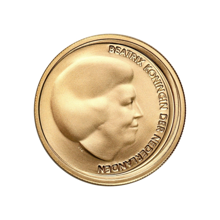 Netherlands 2002 marriage of willem and maxima Gold Proof Coin