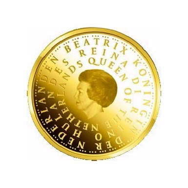 Netherlands 2004 50th Anniv. of Domestic Autonomy Gold Proof Coin