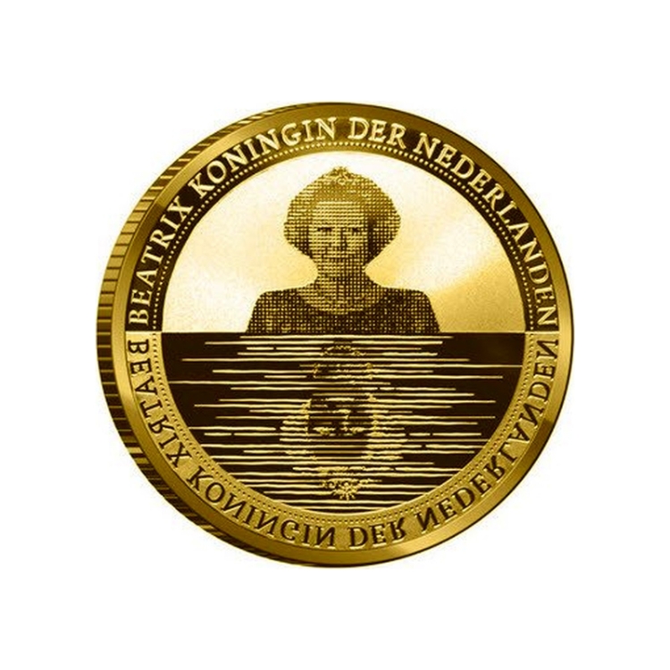 Netherlands 2010 Beatrix in Waterland Gold Proof Coin