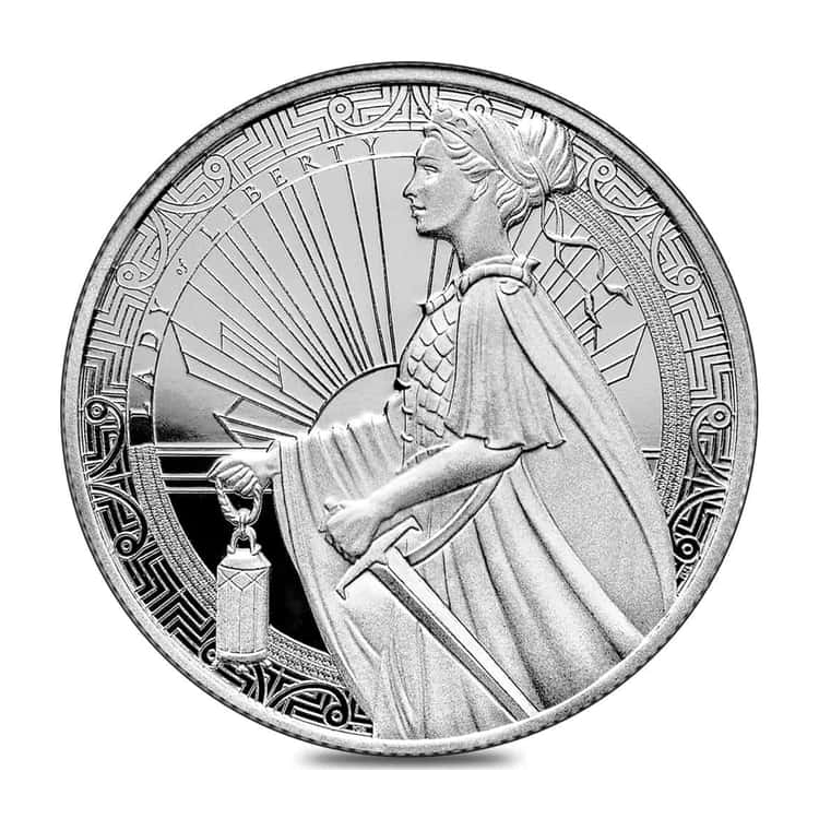 Pamp Suisse 1oz Lady of Liberty Silver Round