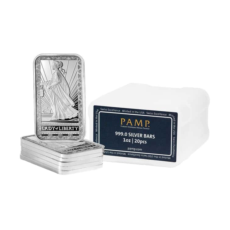 Pamp Suisse 1oz Lady of Liberty Silver bar