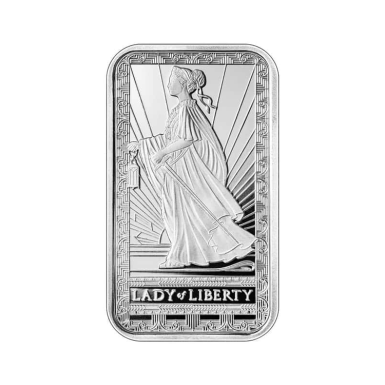 Pamp Suisse 1oz Lady of Liberty Silver bar