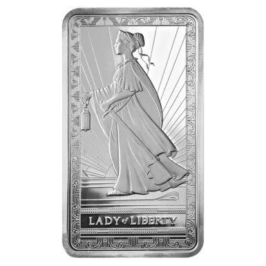 Pamp Suisse 10oz Lady of Liberty Silver bar