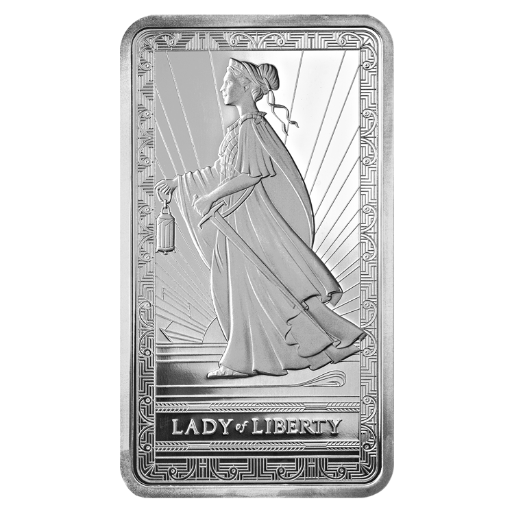 Pamp Suisse 10oz Lady of Liberty Silver bar (Sealed)