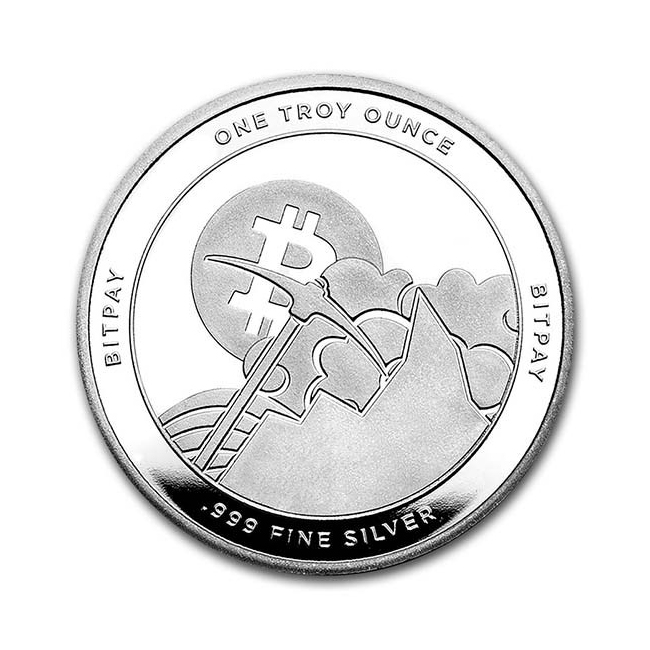 Bitpay 1oz Silver Round