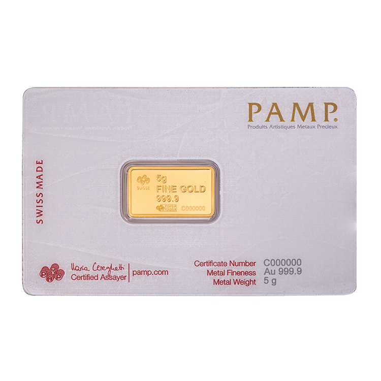 Pamp Suisse America the Free 5g Statue of Liberty Minted Bar