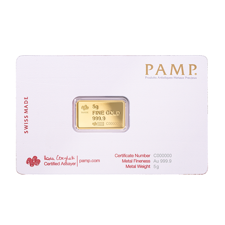 Pamp Suisse America the Free 5g Buffalo Minted Bar