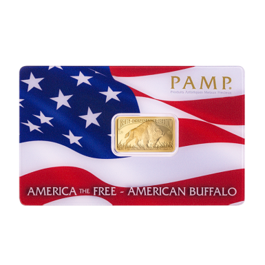 Pamp Suisse America the Free 5g Buffalo Minted Bar