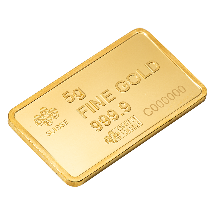 Pamp Suisse America the Free 5g Liberty bell Minted Bar