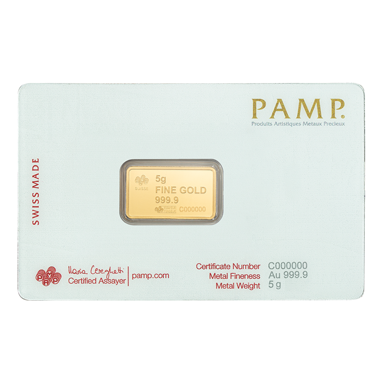 Pamp Suisse America the Free 5g Balds eagle Minted Bar