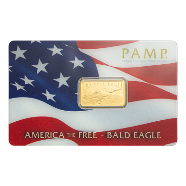 Pamp Suisse America the Free 5g Balds eagle Minted Bar