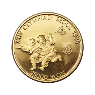 1988 Olympic Kite Flying 1/2 oz Gold coin (BU/Proof)