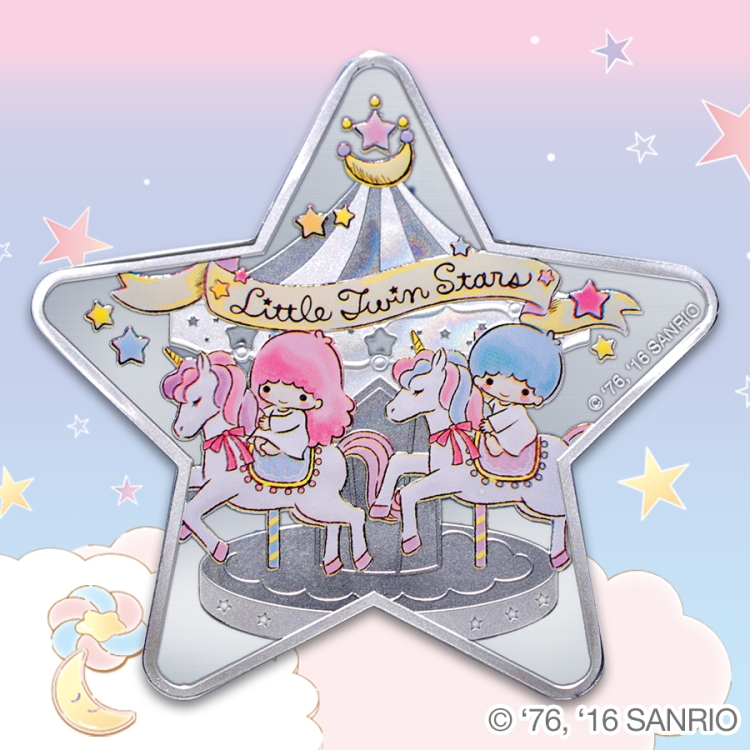 Sanrio Little Twin Stars Sky Park 1oz Silver Proof