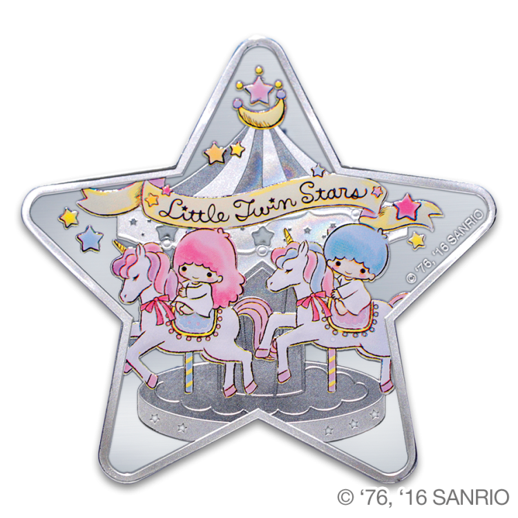 Sanrio Little Twin Stars Sky Park 1oz Silver Proof