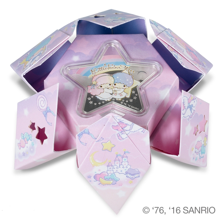 Sanrio Little Twin Stars Rainbow Fantasy 1oz Silver Proof