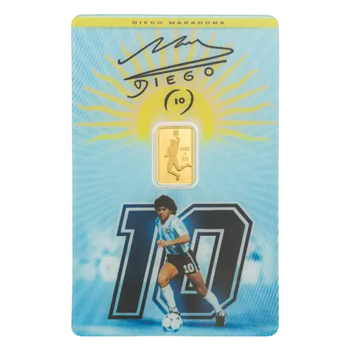 Pamp Suisse Diego Maradona 1g minted bar