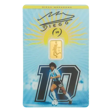 Pamp Suisse Diego Maradona 1g minted bar