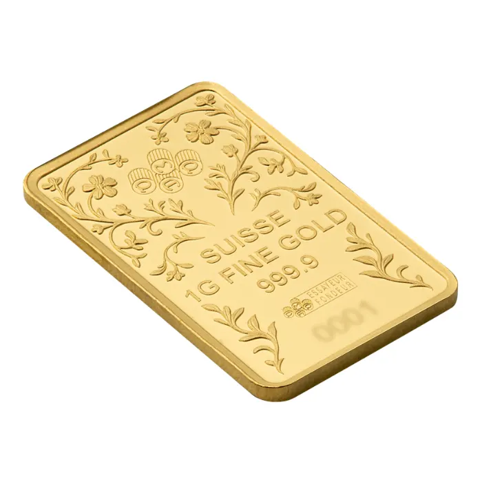 Pamp Suisse  Una and the Lion 1g minted bar