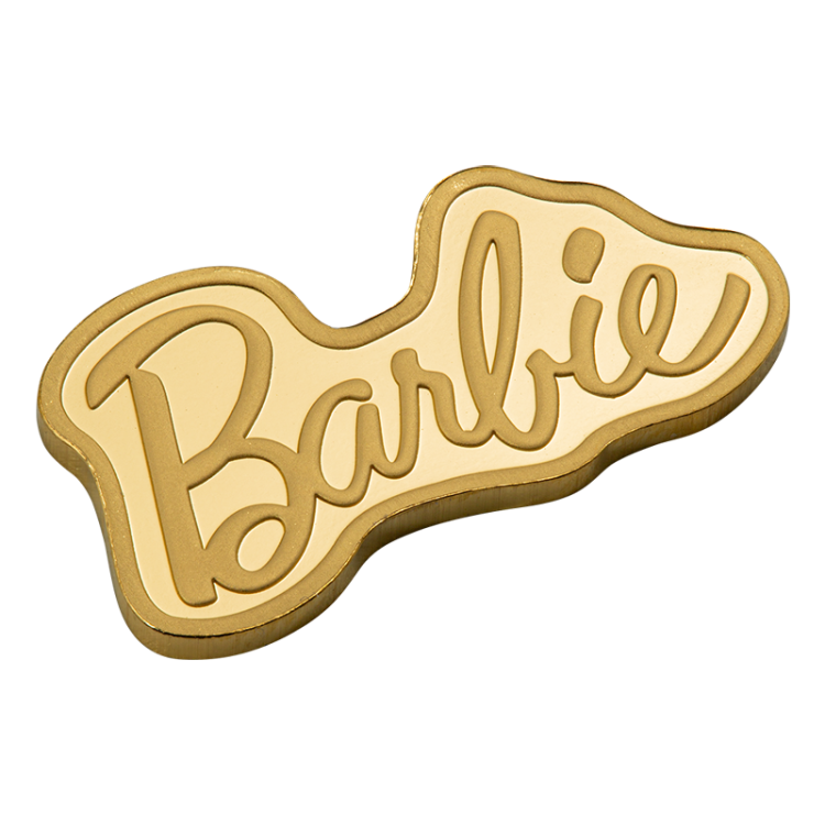 Pamp Suisse Barbie 5g Shaped Gold Coin Bar