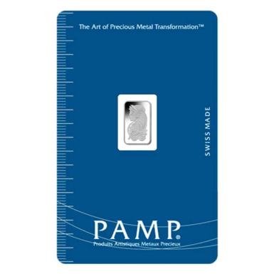 PAMP Suisse 1 gram Palladium Bar