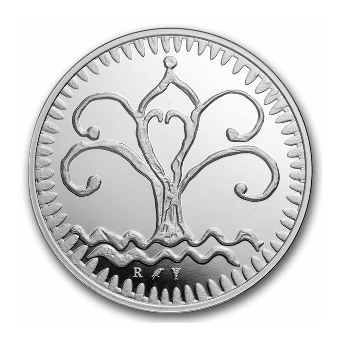 Netherlands 1 oz Silver Parrot Duit Restrike BU