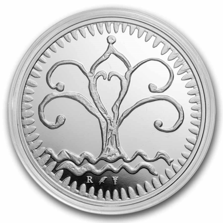 Netherlands 1 oz Silver Parrot Duit Restrike BU