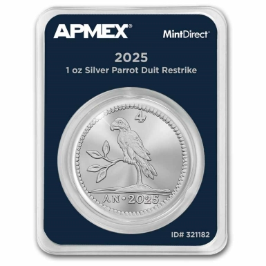 Netherlands 1 oz Silver Parrot Duit (MintDirect&reg; Single)