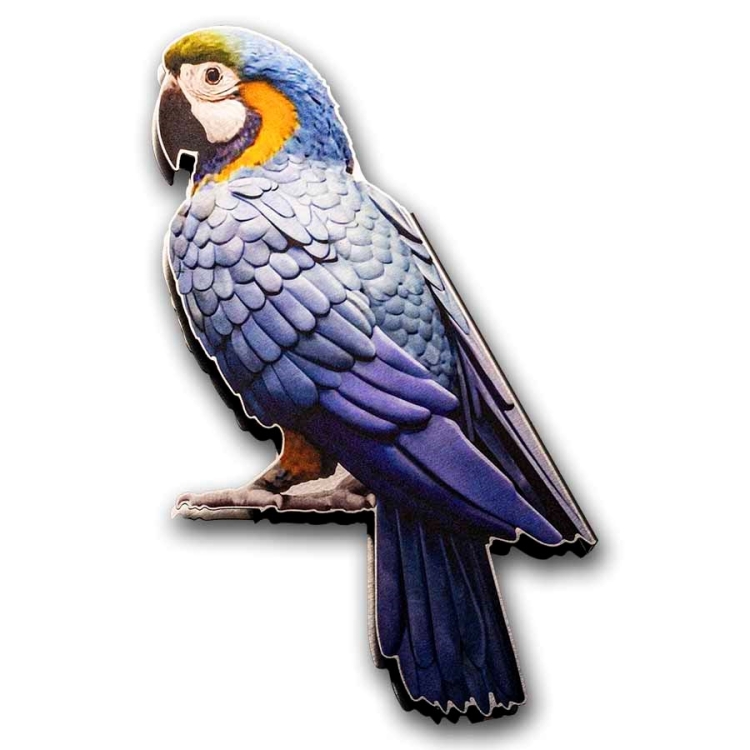 Netherlands 1 oz Silver Parrot Duit (w/Box&COA)