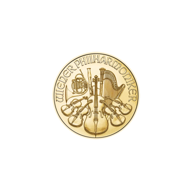 Austria Philharmonic 1/25oz Gold Coin BU (Random Year)