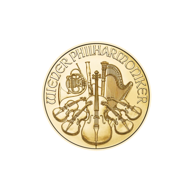 Austria Philharmonic 1/10oz Gold Coin BU (Random Year)