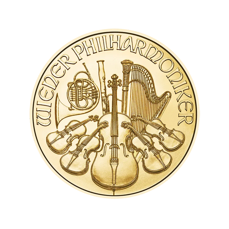 Austria Philharmonic 1/2oz Gold Coin BU (Random Year)