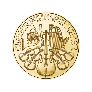 Austria Philharmonic 1/2oz Gold Coin BU (Random Year)