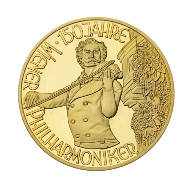 150th Anniversary of Vienna Philharmonic Johann Strauss Proof