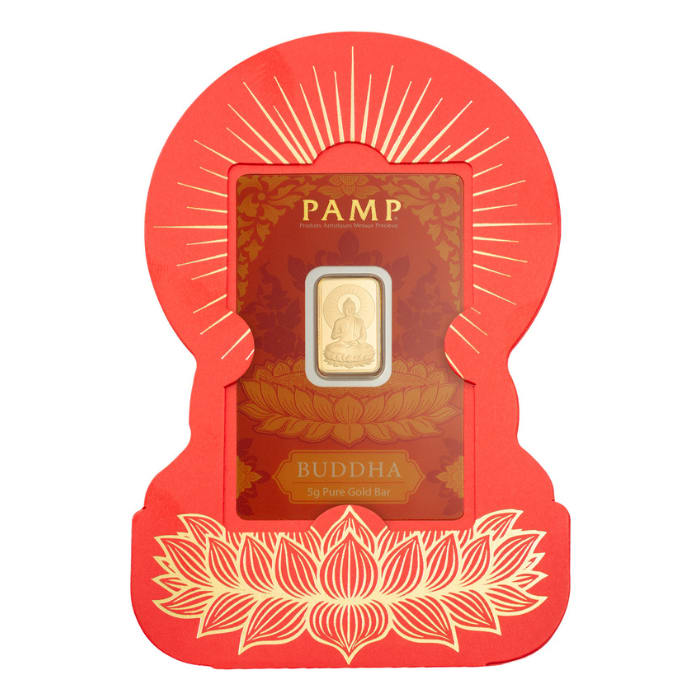 PAMP Suisse Budda with lotus 5g minted bar