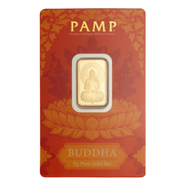 PAMP Suisse Budda with lotus 5g minted bar