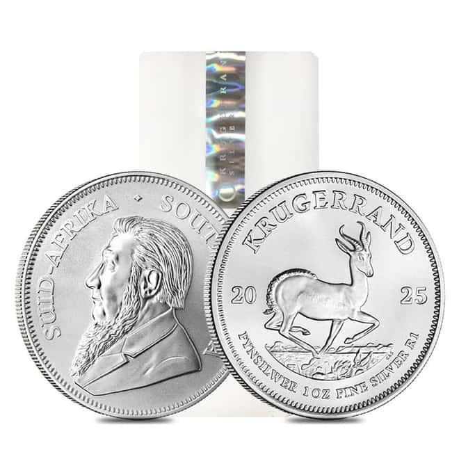 South Africa 2025 Krugerrand 1oz silver Coin BU