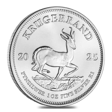 South Africa 2025 Krugerrand 1oz silver Coin BU