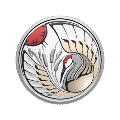Clan Animals Sandhill Crane Proof Silver Coin