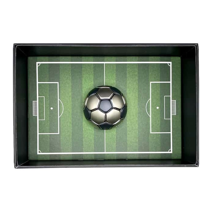Soccer Ball Spherical 30g Antiqued Coin