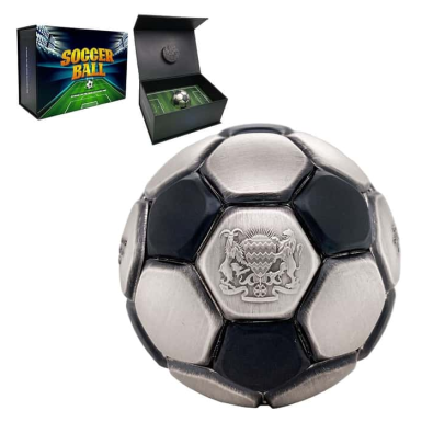 Soccer Ball Spherical 30g Antiqued Coin