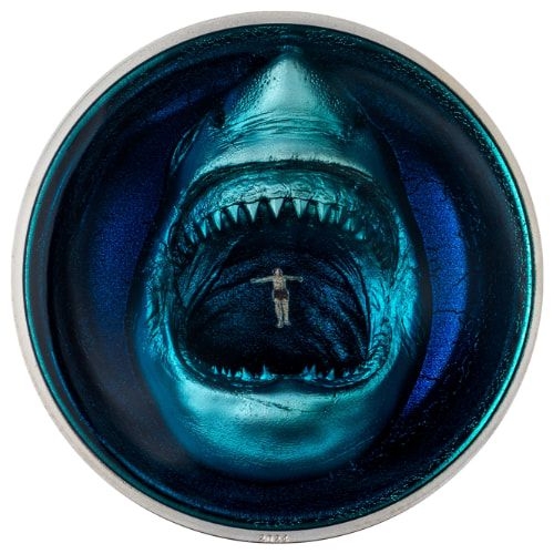 CIT Phobias Series Thalassophobia Silver 2oz coin