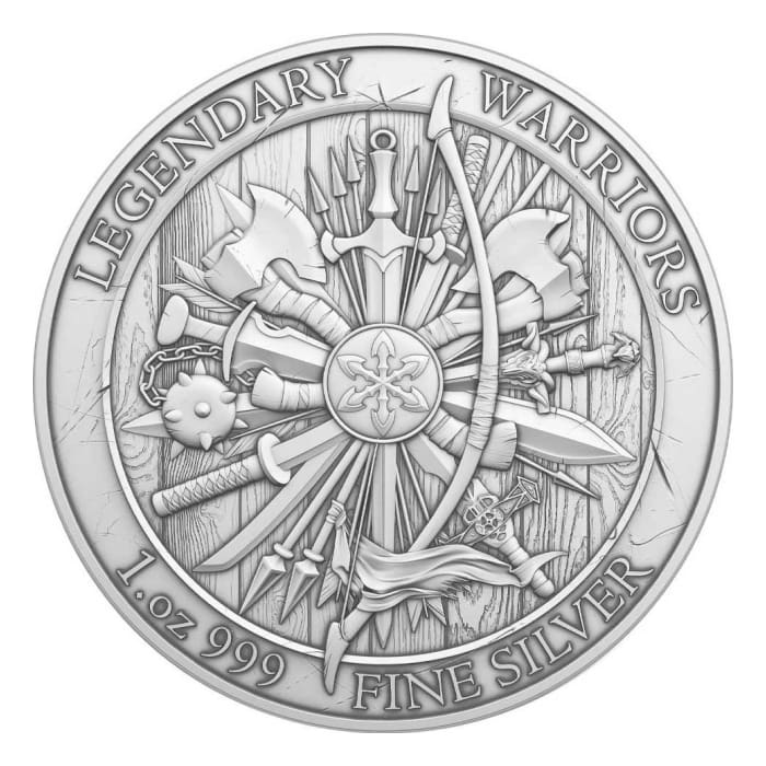 Legendary Warriors 1oz Hannibal silver Round