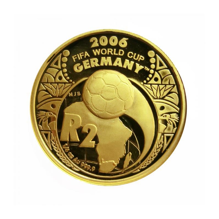South africa mint 2006 FIFA Worldcup 1/4oz Gold Proof Coin