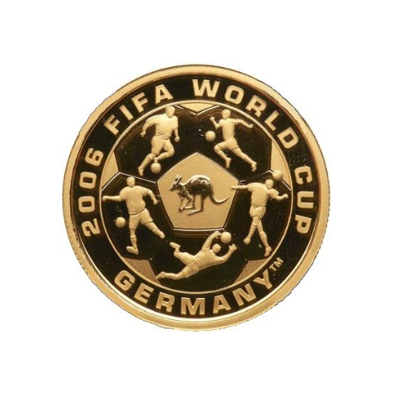 Perth mint 2006 FIFA Worldcup 1/4oz Gold Proof Coin