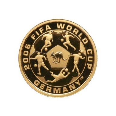 Perth mint 2006 FIFA Worldcup 1/4oz Gold Proof Coin