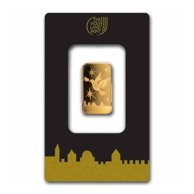 Israel mint Dove of peace 5g minted bar
