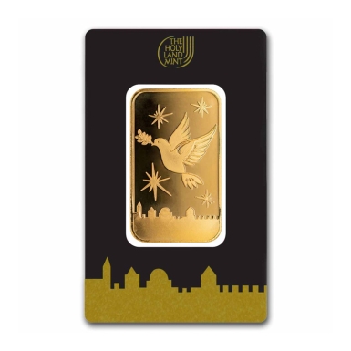 Israel mint Dove of peace 1oz minted bar